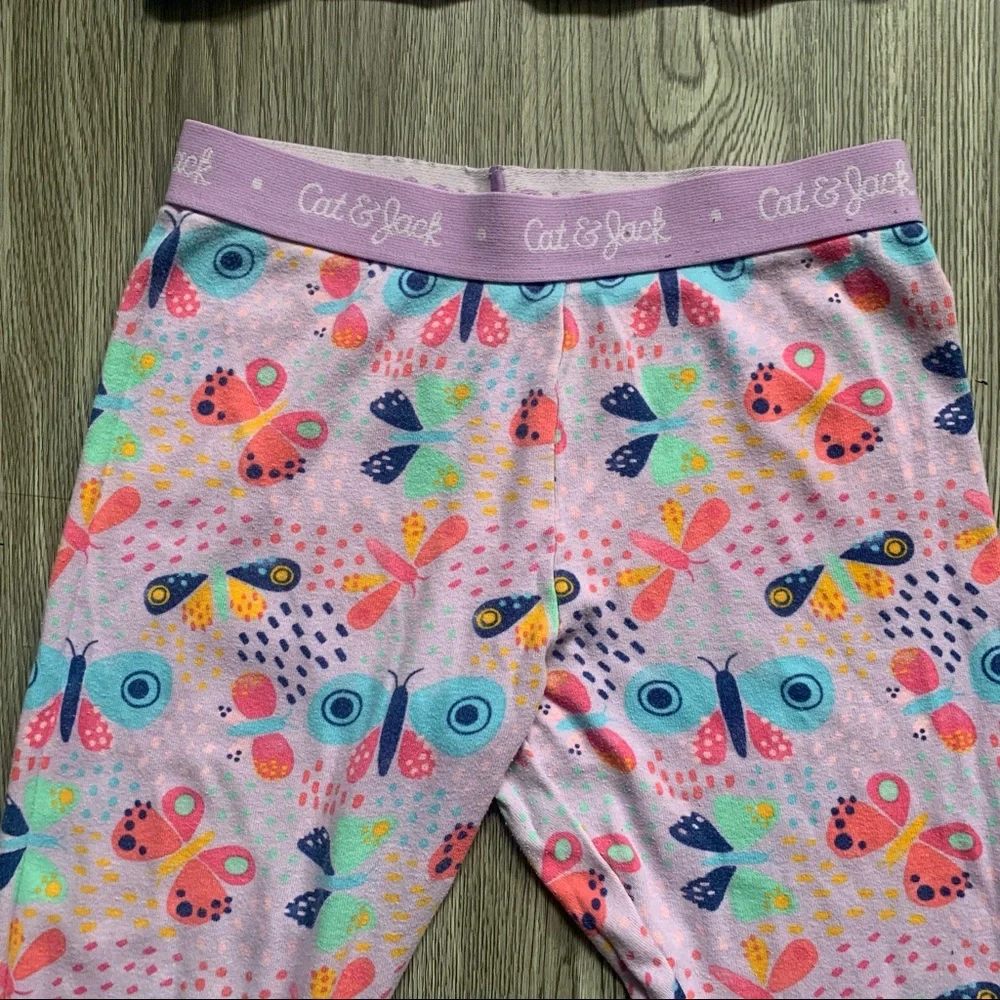 Cat & Jack Pajamas, Girls Butterfly Pajamas, Cat & Jack Butterfly Pajama Set